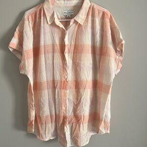 Multi colored button down